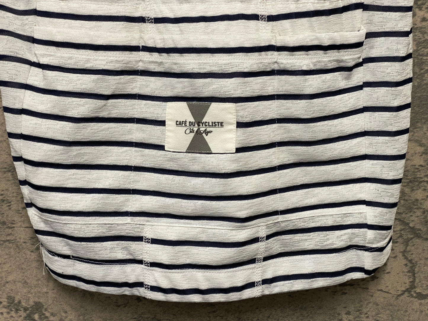 IZ941 カフェドシクリステ Cafe du Cycliste PAULINE MEN サイクルジャージ 半袖 S 白
