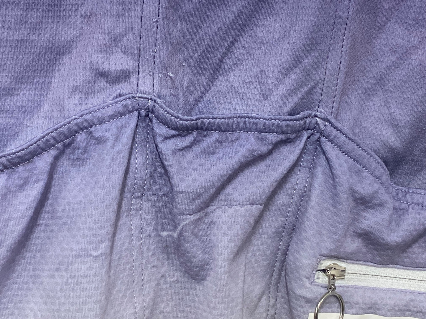 IM760 ラファ Rapha SUPER LIGHTWEIGHT JERSEY 半袖 サイクルジャージ S 紺白 ほつれ毛玉あり