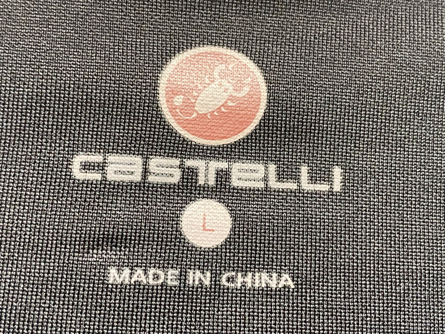 IN871 カステリ CASTELLI 長袖 サイクルジャケット 白 黒 グレー L