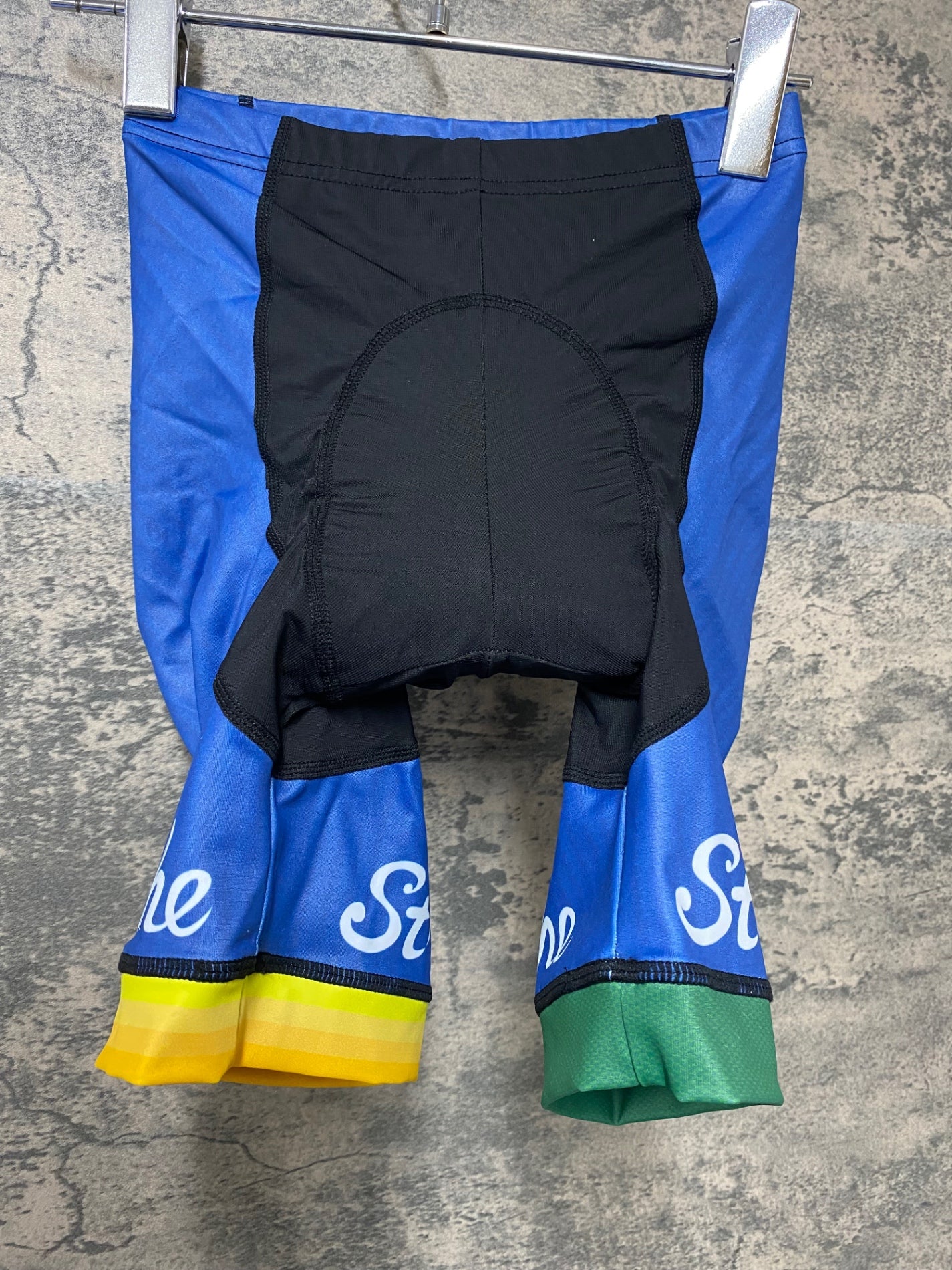 JD272 サンボルト SUNVOLT レーサーパンツ 黒 青 XS かわうその自転車屋さん 痛ジャージ