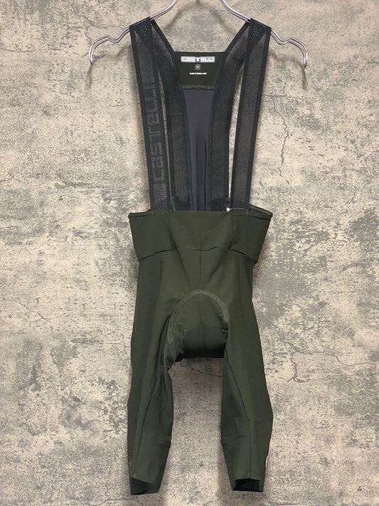 IZ178 カステリ CASTELLI ビブショーツ 深緑 M
