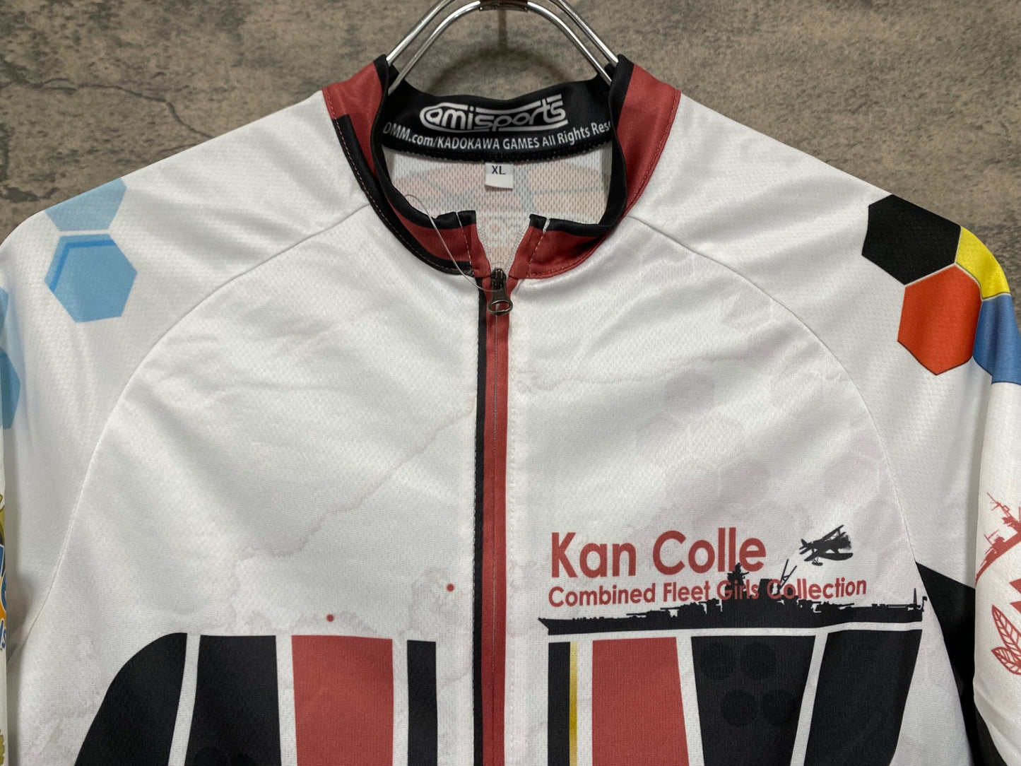 IQ038 AMISPORTS 半袖 サイクルジャージ XL 艦これ 大和