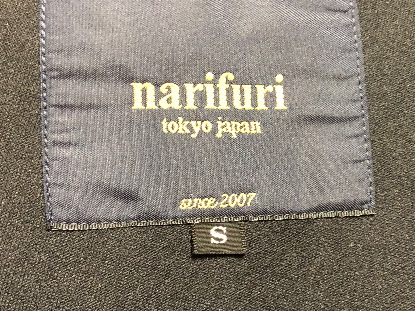 IM055 ナリフリ narifuri NF2072 ハンティングブルゾン 黒 S
