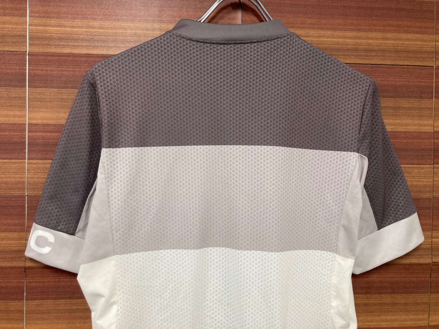 IN883 ポック POC 半袖 サイクルジャージ グレー 黒 M