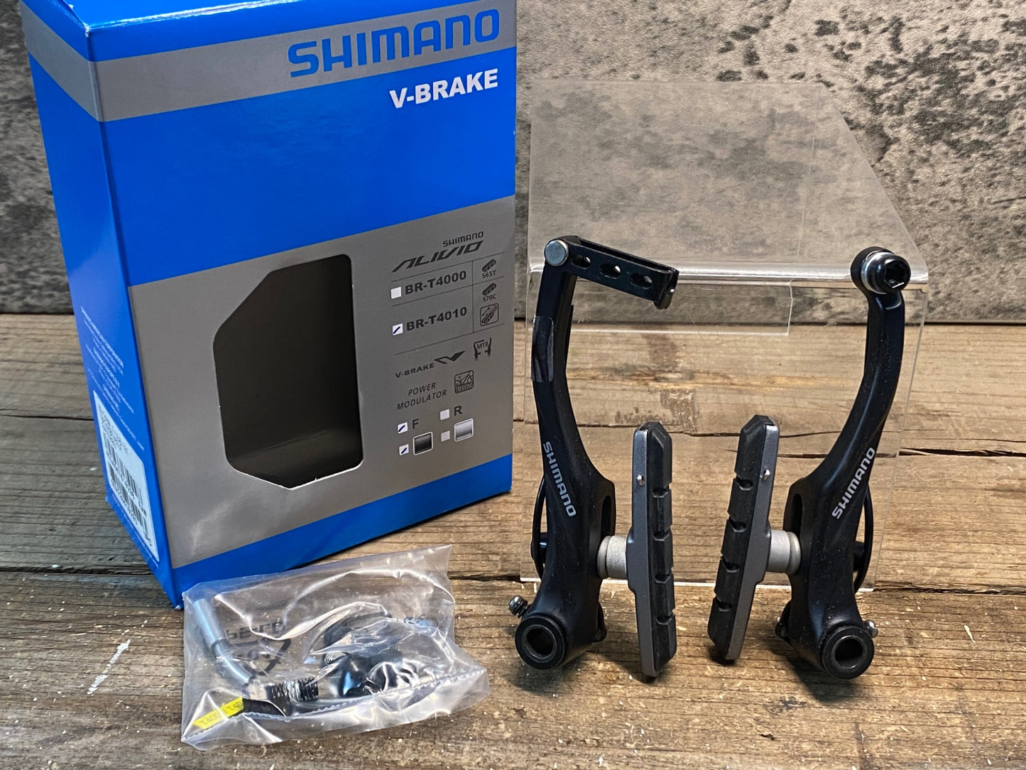 IR369 シマノ SHIMANO ALIVIO BR-T4010 Vブレーキリア 黒