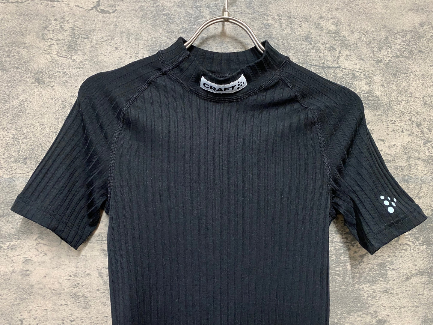JD475 クラフト CRAFT 半袖 べースレイヤー 黒 S