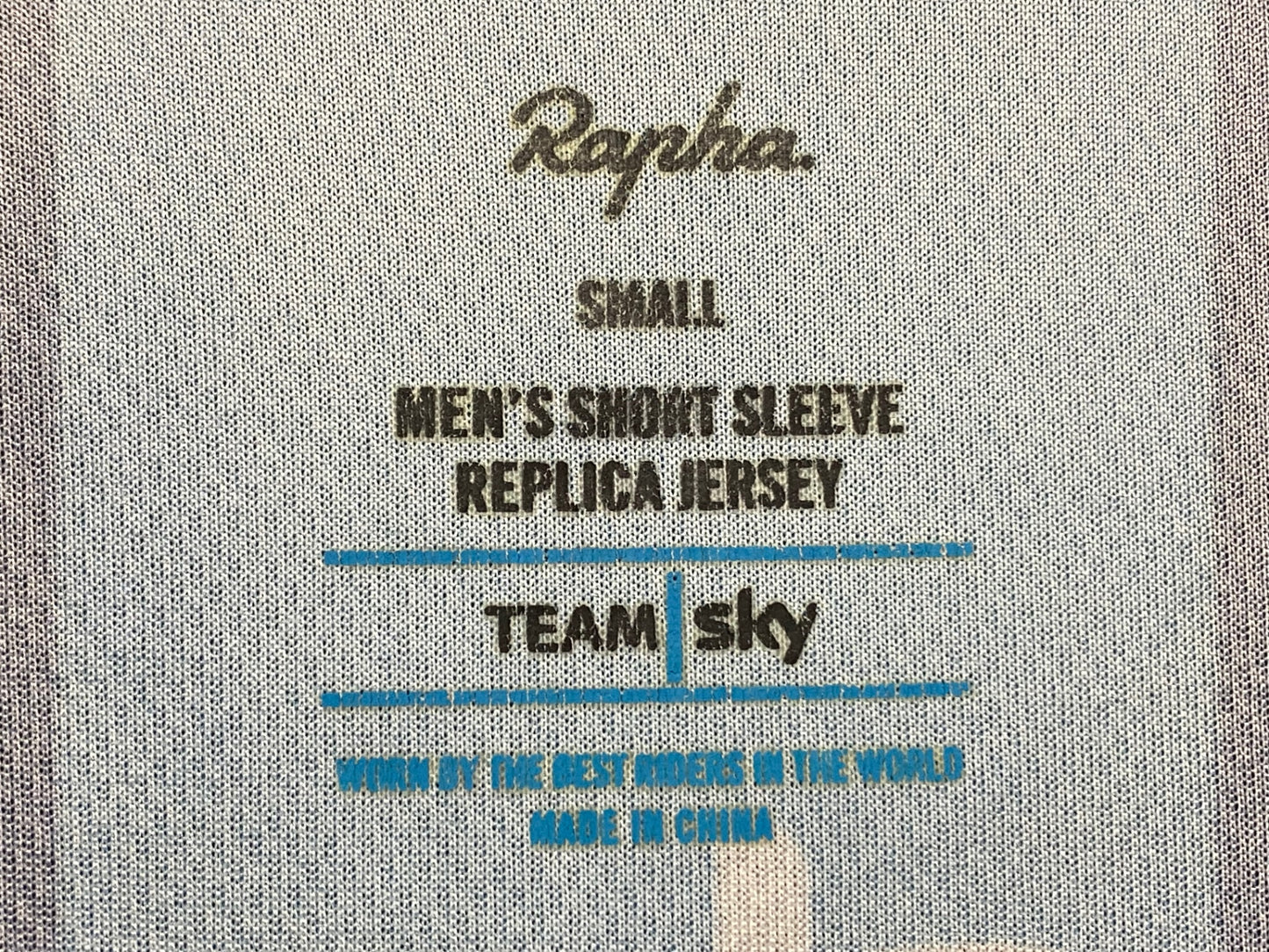 IW250 ラファ Rapha SHORT SLEEVE REPLICA JERSEY TEAM SKY 黒 S