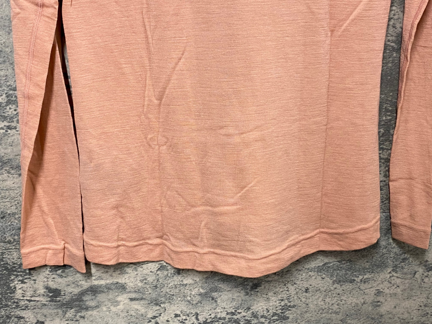 JB044 ラファ Rapha MERINO BASE LAYER - LONG SLEEVE 長袖 ベースレイヤー ピンク L