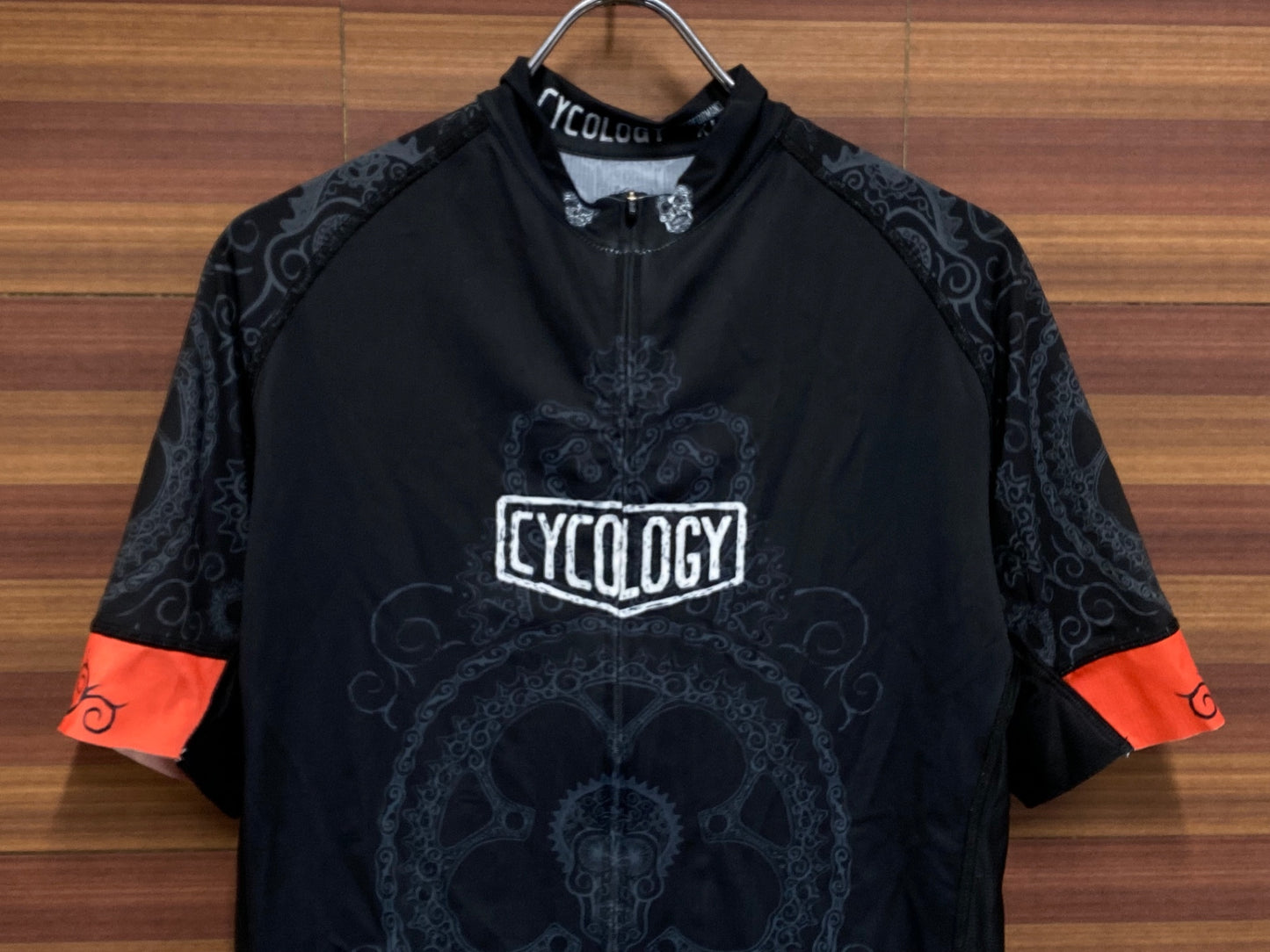IT536 サイコロジー CYCOLOGY 半袖サイクルジャージ 黒 XL