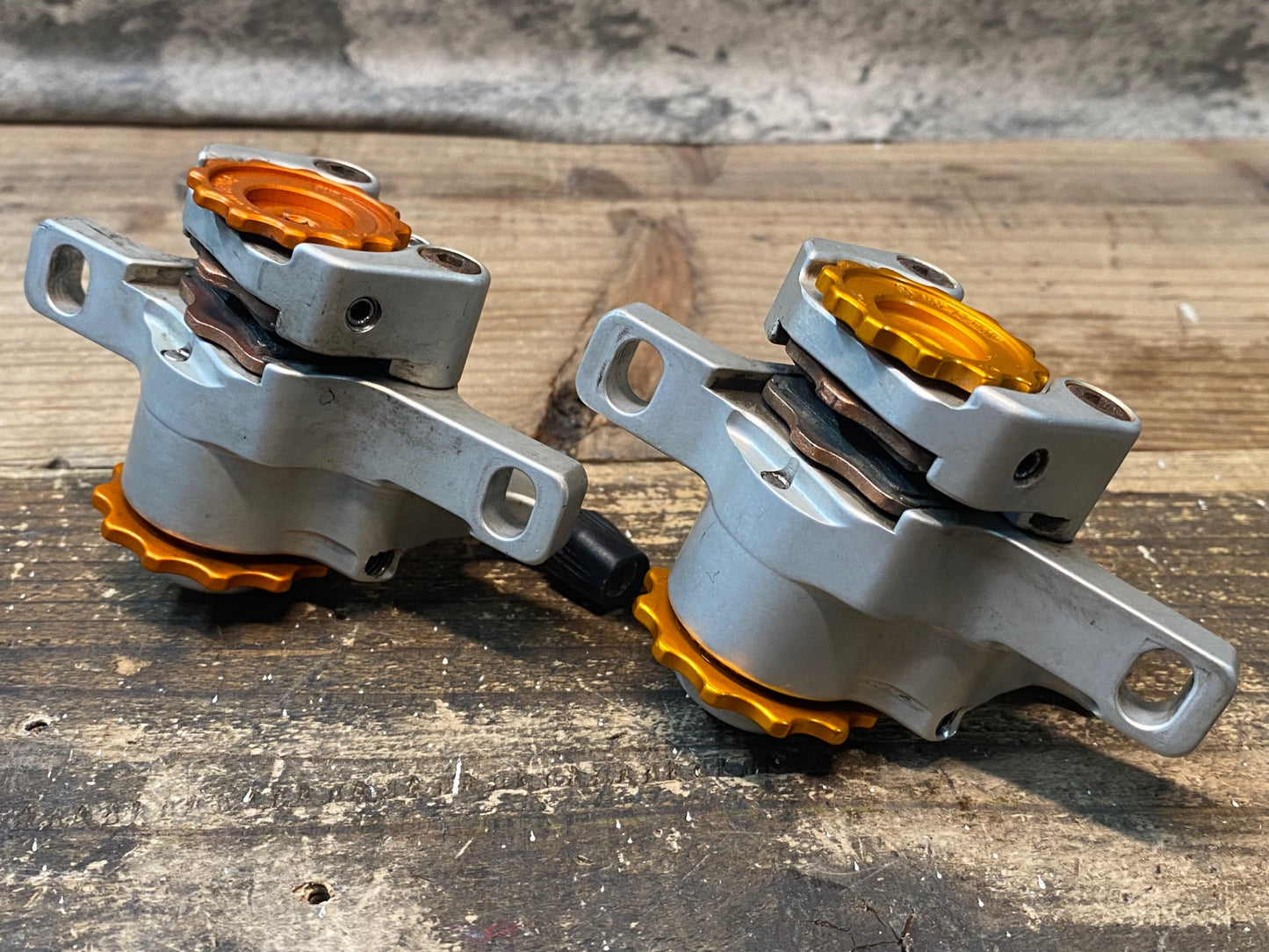 IT183 ポールコンポーネント PAUL COMPONENT クランパー KLAMPER 機械式ディスクブレーキキャリパーセット ポストマウント ショートプル シルバー