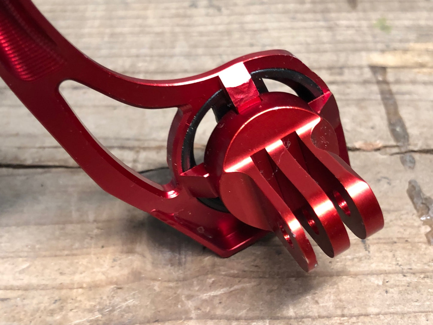 IZ620 ローター ROTOR サイコンマウント 赤 Φ31.8 Garmin