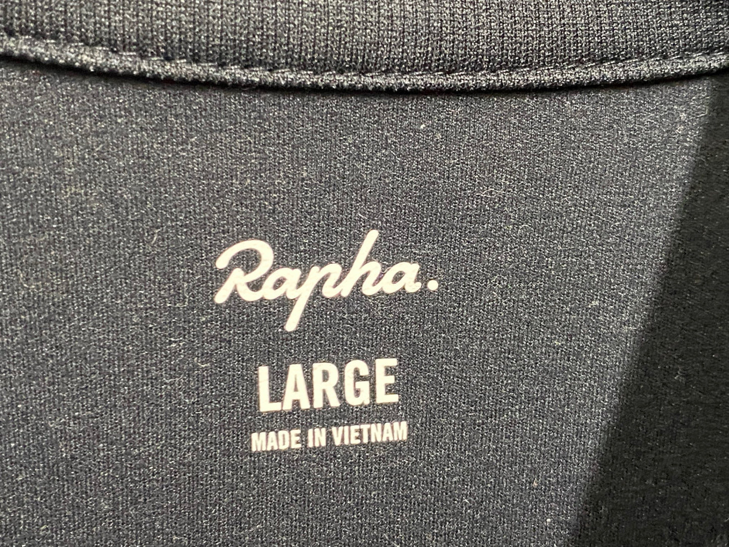 JB037 ラファ Rapha CORE LONG SLEEVE JERSEY 長袖 サイクルジャージ 黒 L 裏起毛