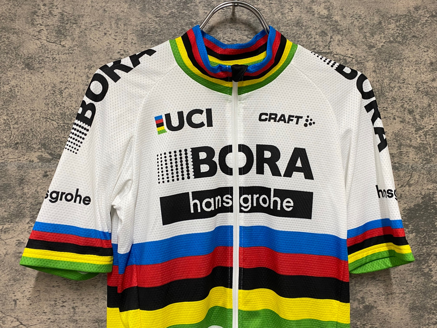 JA300 クラフト CRAFT 半袖 サイクルジャージ 白 S BORA hansgrohe