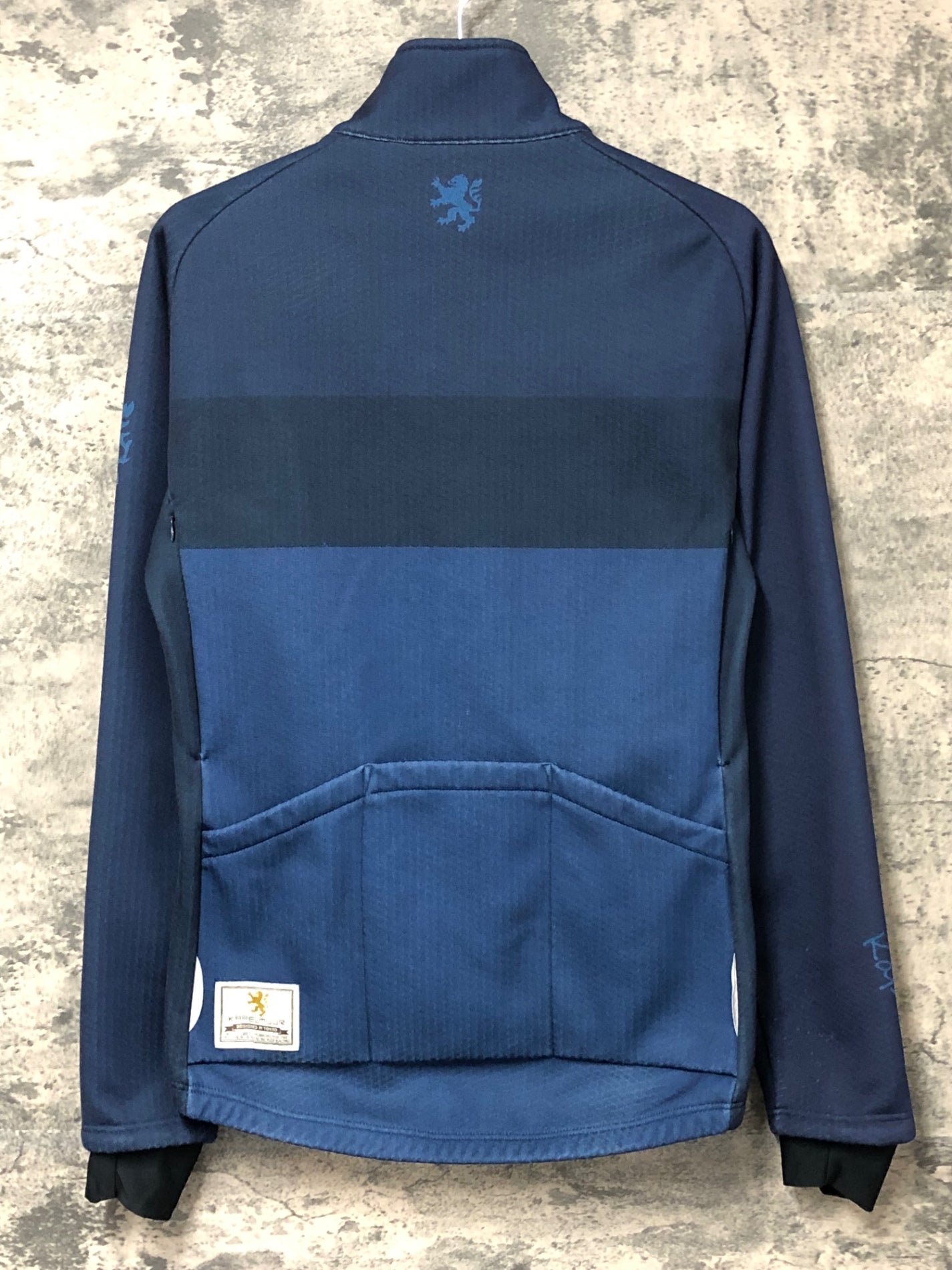 IY748 カペルミュール KAPELMUUR 長袖 サイクルジャケット ネイビー S 裏起毛