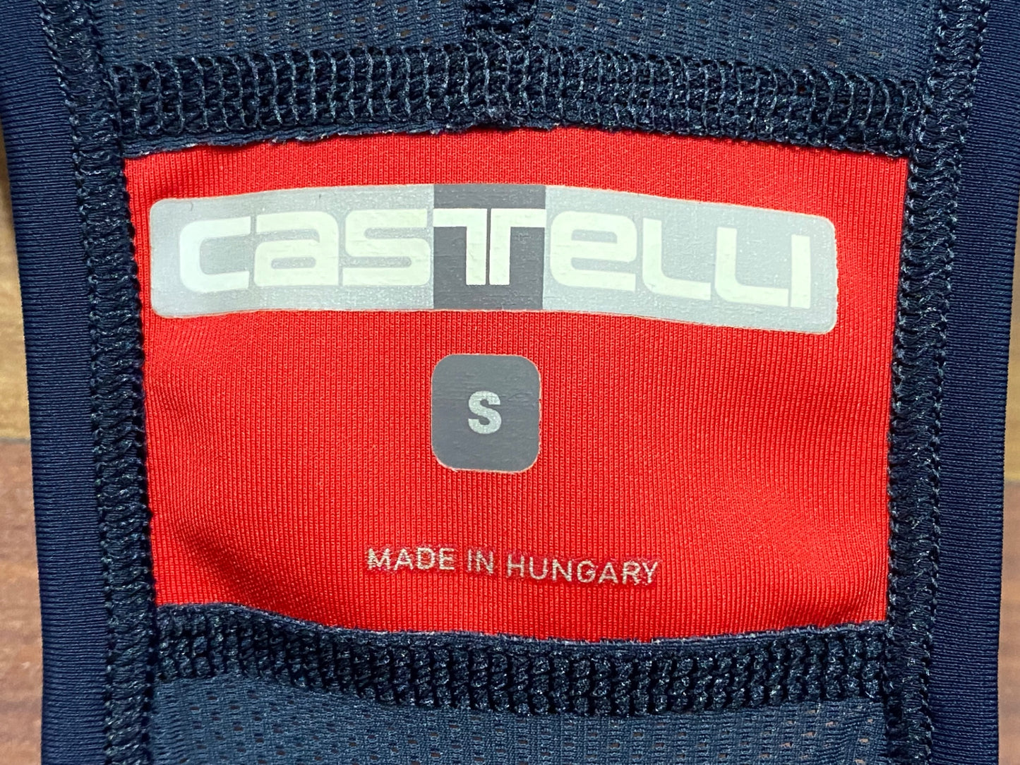 HU768 カステリ CASTELLI ビブショーツ 黒 S ※タグカット
