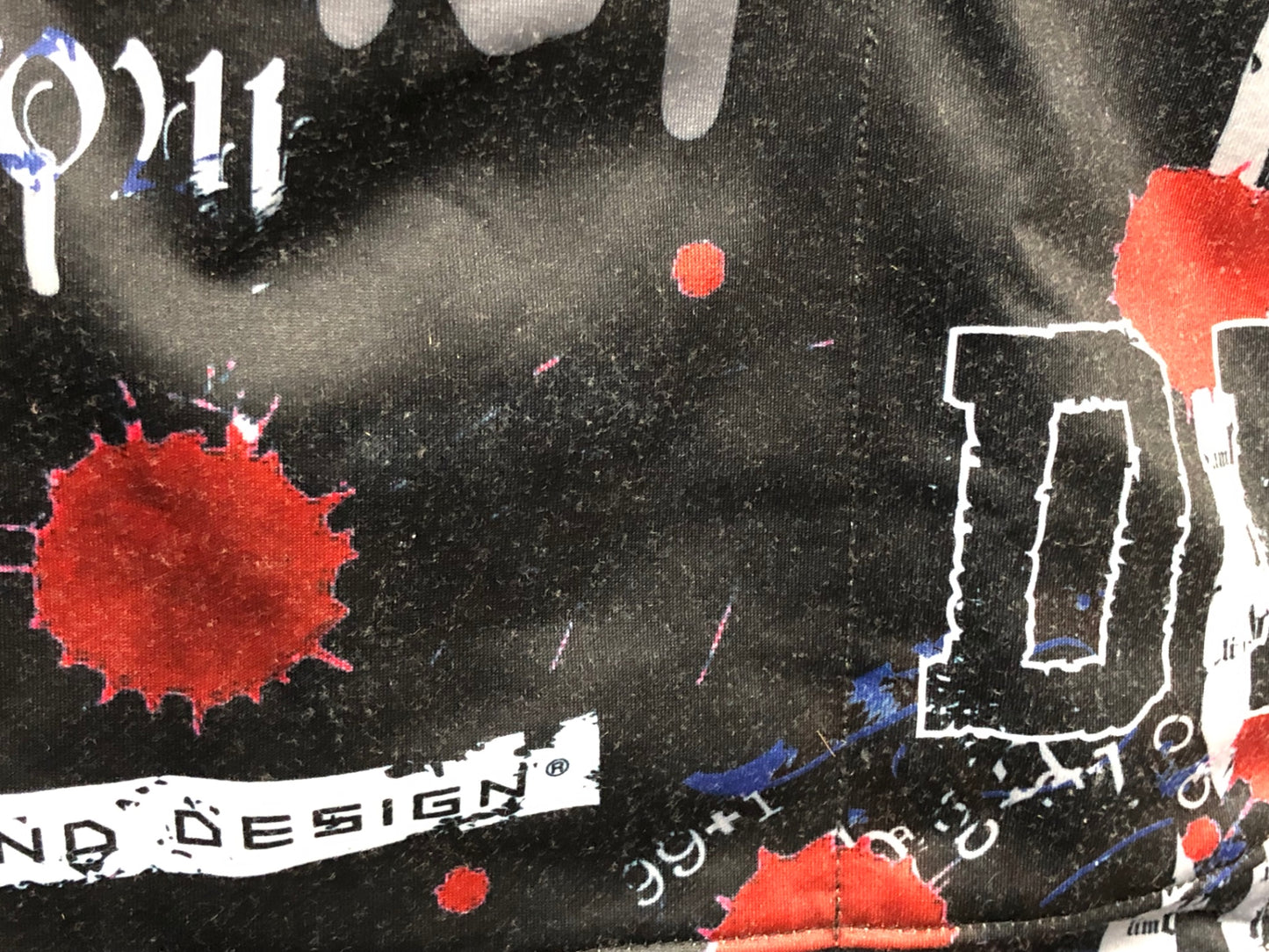 IY637 パンダーニ Pandani 長袖 サイクルジャケット 紺 白 L 裏起毛