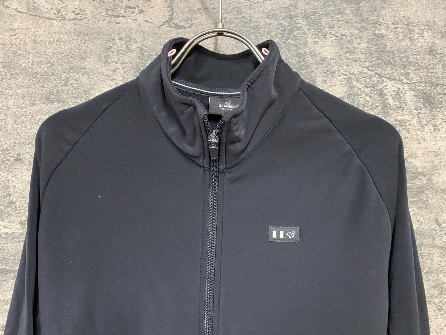 JB448 デマルキ DE MARCHI INSULATOR ATOR JACKET サイクルジャケット 黒 裏起毛 M 未使用