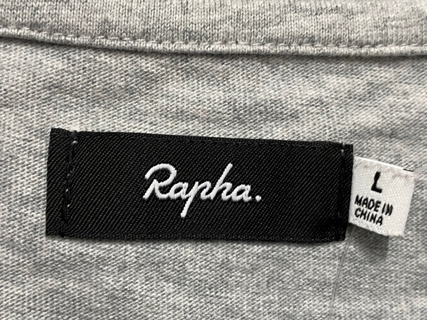 JB105 ラファ Rapha LOGO POCKET T-SHIRT 半袖 Tシャツ グレー L