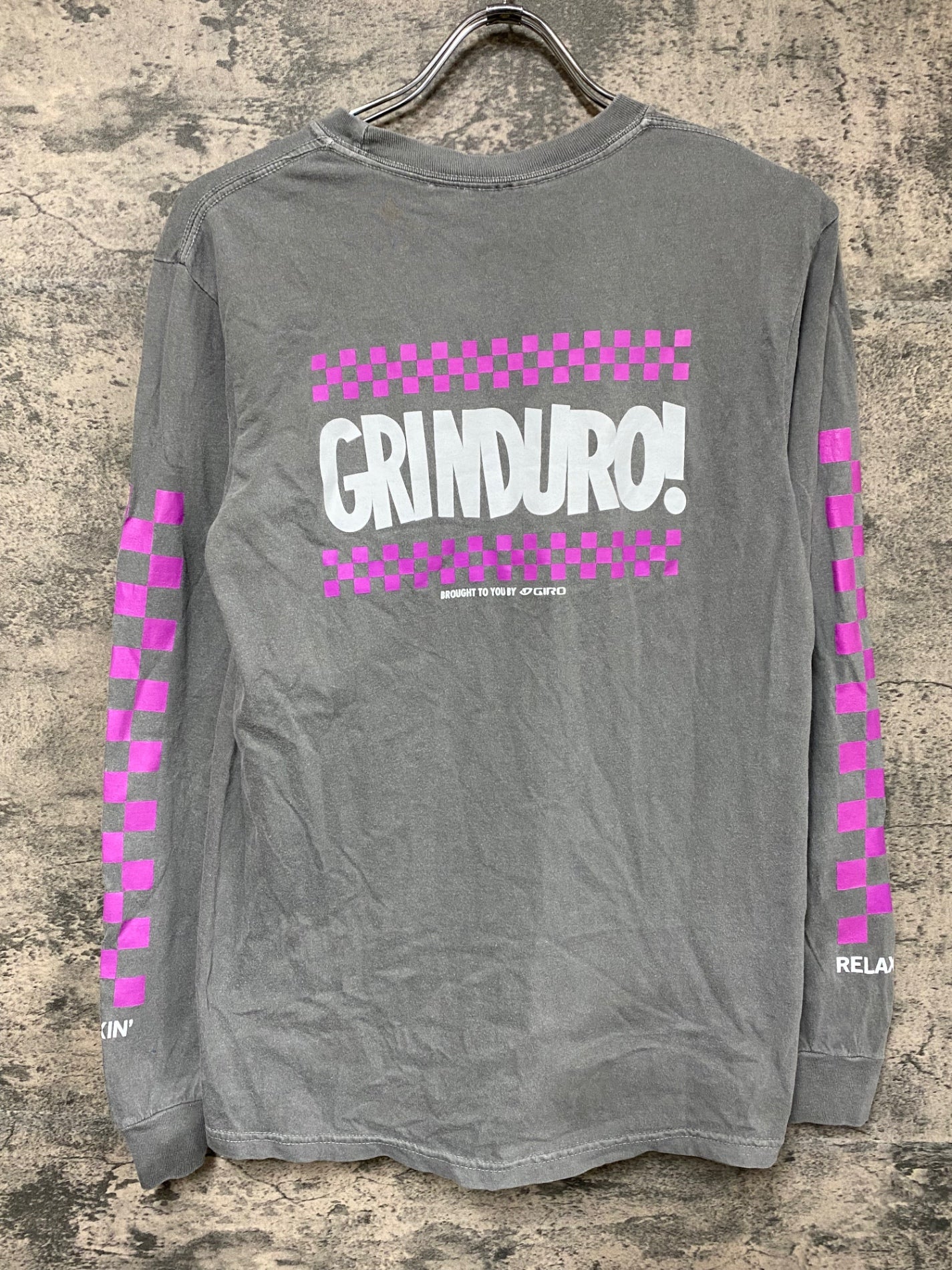 IZ184 ジロ GIRO GRAENDURO Tシャツ グレー S スレ