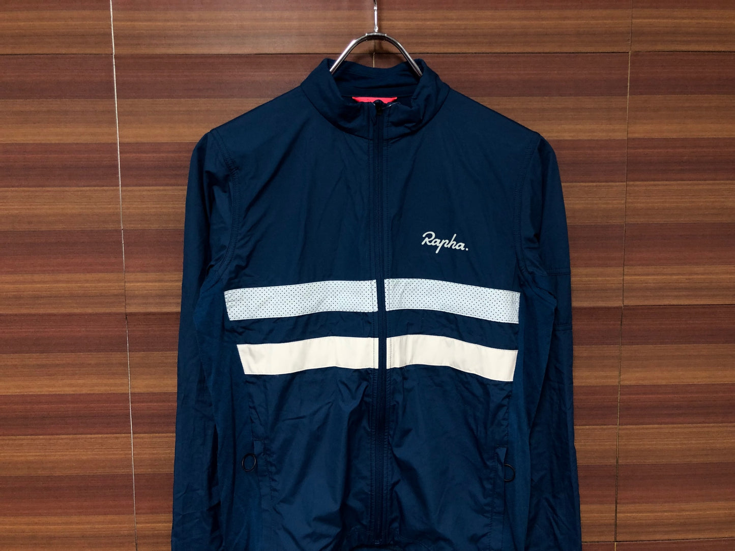 IK679 ラファ Rapha BREVET LONG SLEEVE WINDBLOCK JERSEY 長袖サイクルジャージ 防風 S