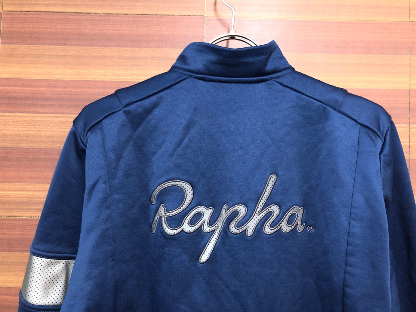 HR200 ラファ Rapha WINTER JERSEY 長袖 紺 L 裏起毛