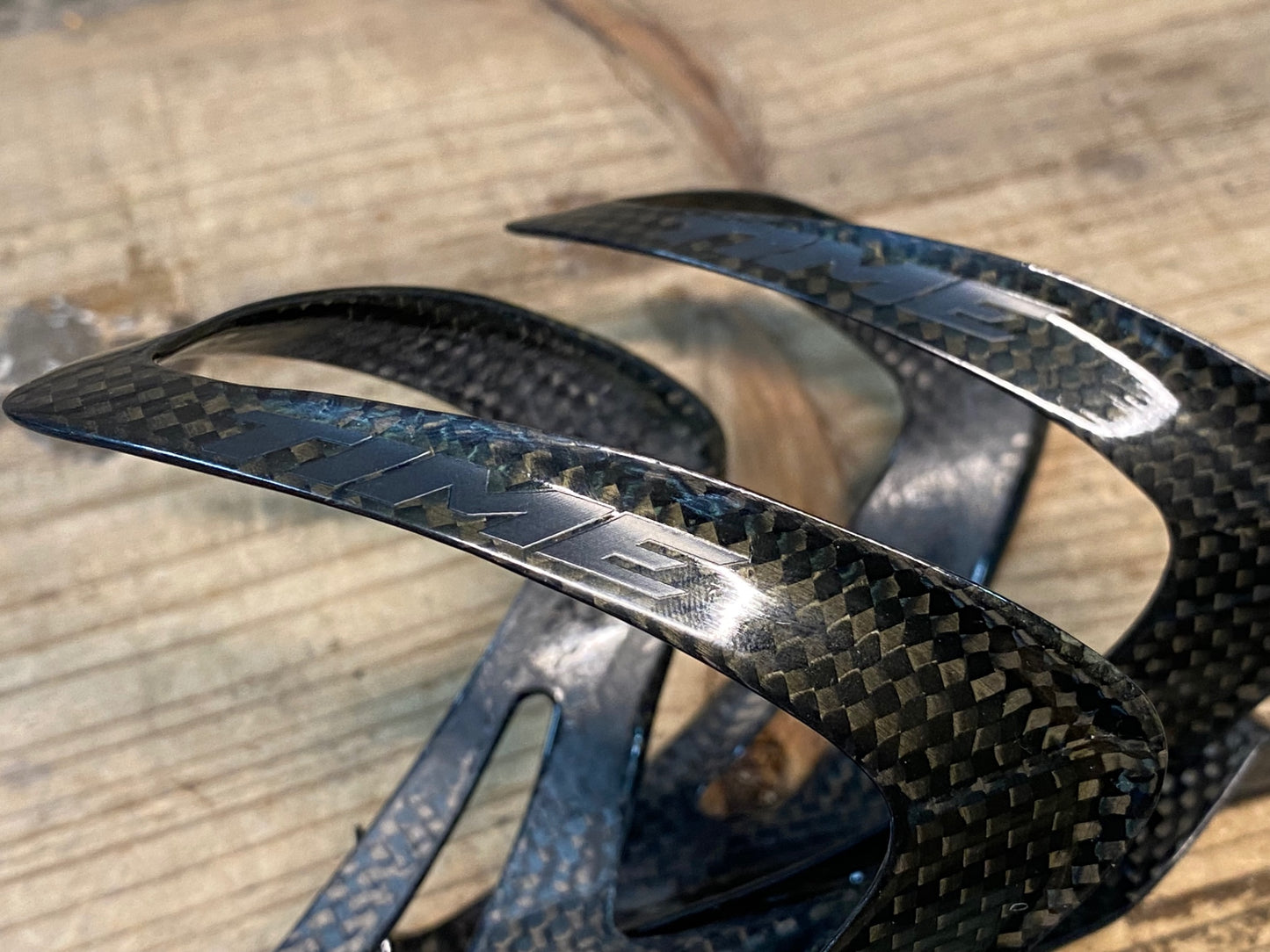 IW185 タイム TIME カーボン ボトルケージ 2個セット ※ゴム滑り止め欠品