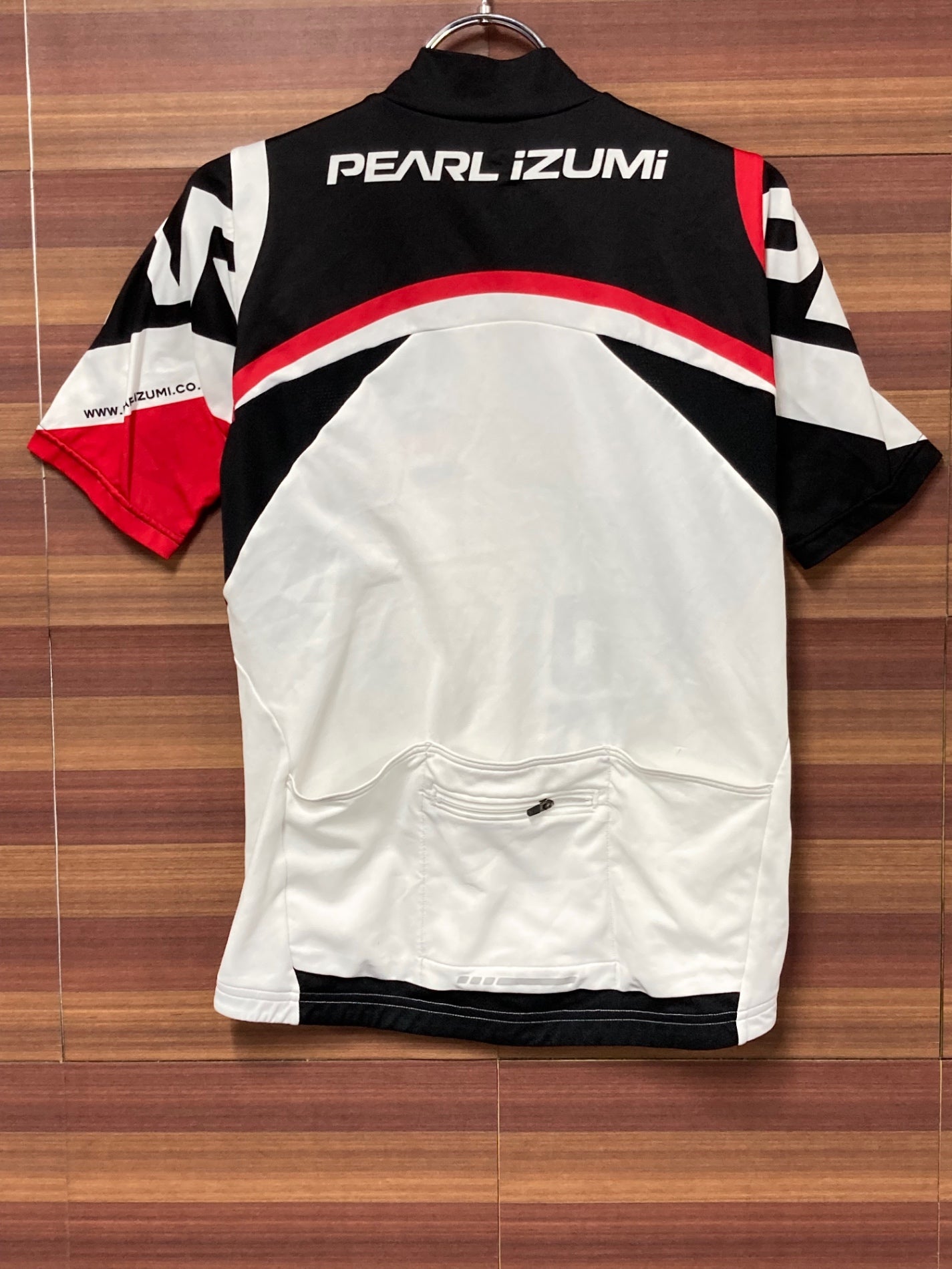 IN180 パールイズミ PEARL iZUMi 半袖 サイクルジャージ 白 黒 M