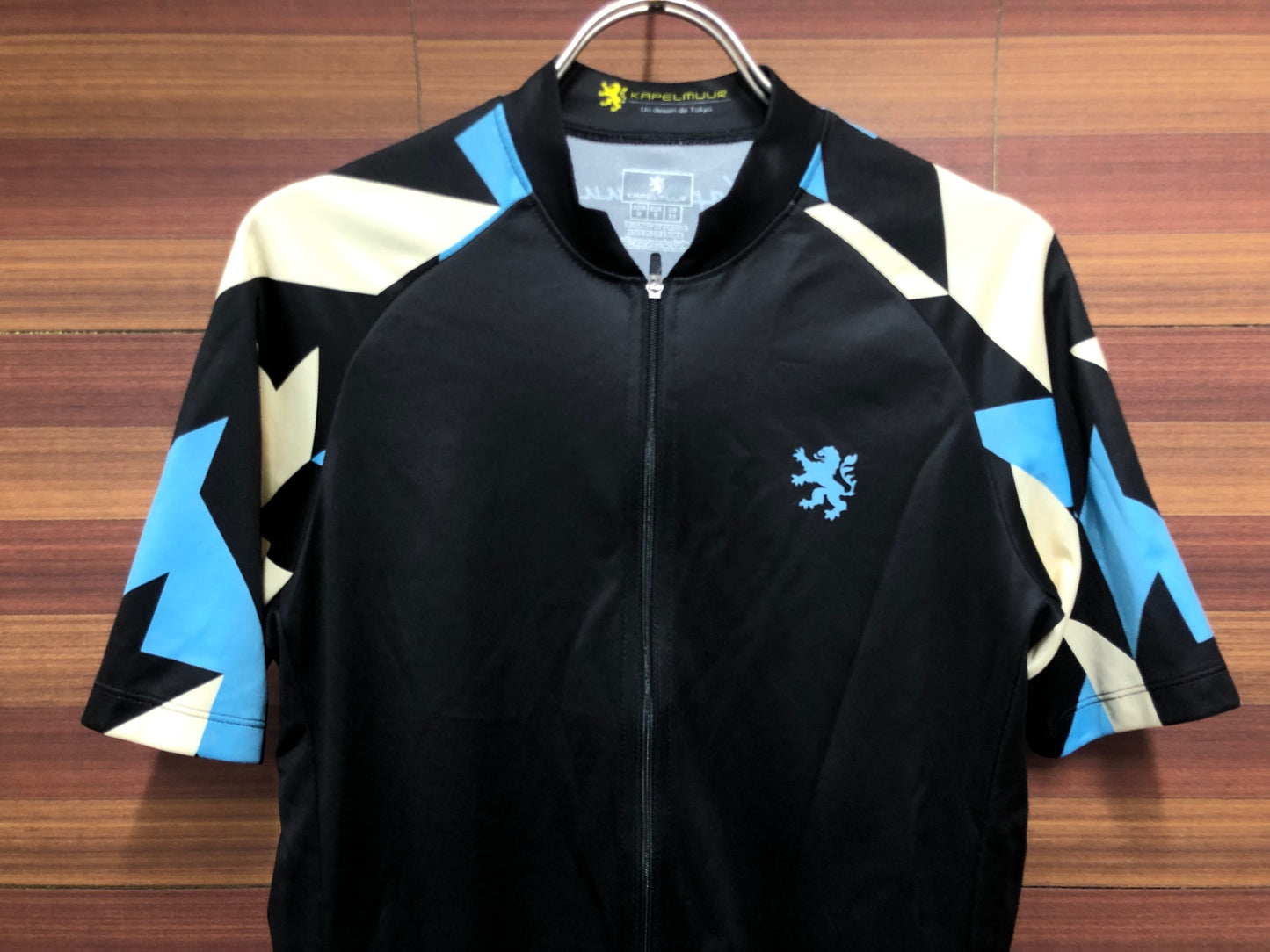 IQ742 カペルミュール KAPELMUUR 半袖 サイクルジャージ 黒 M