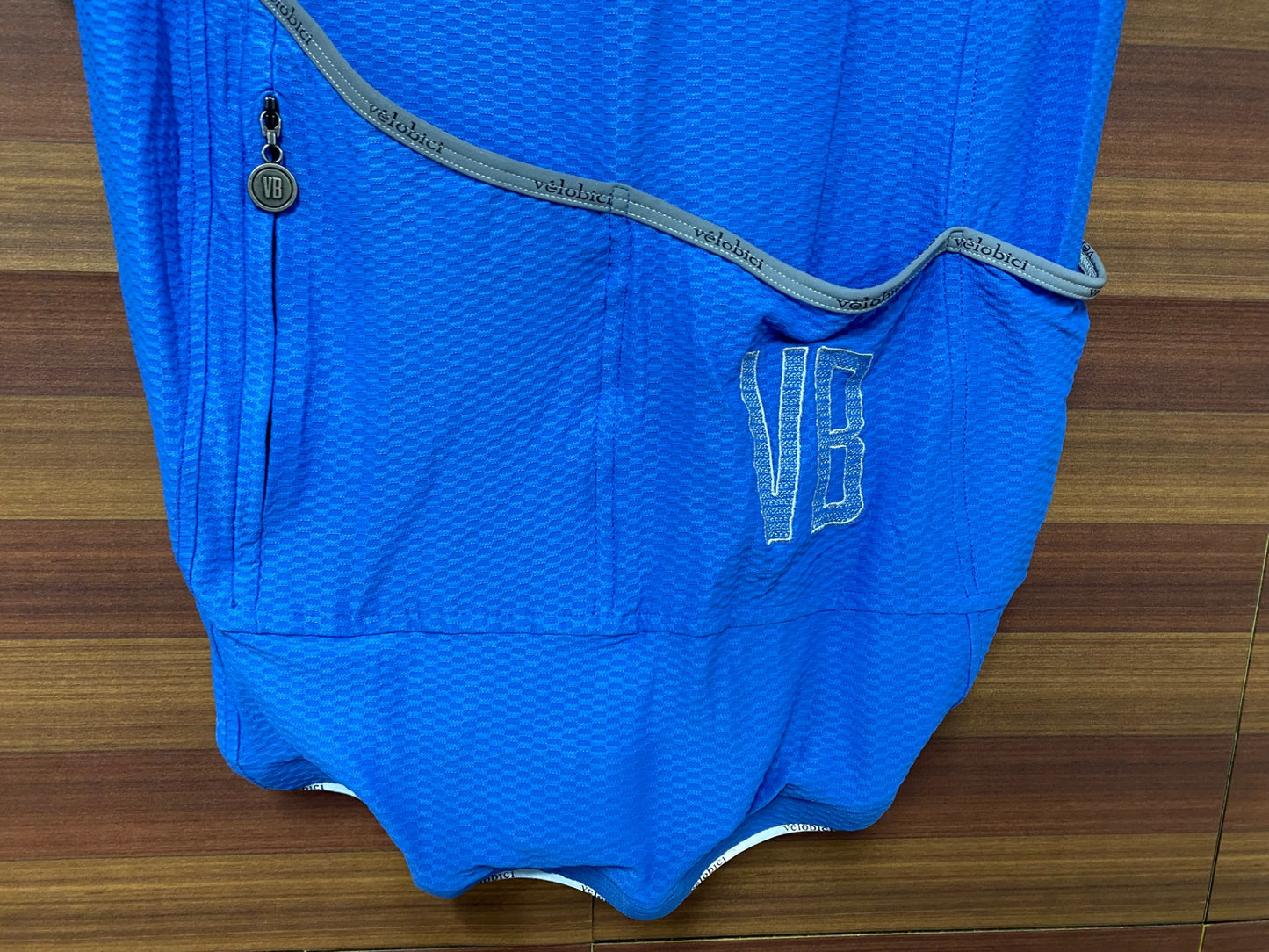 IO516 ヴェロビチ velobici COBALTO JERSEY 半袖 サイクルジャージ 青 5