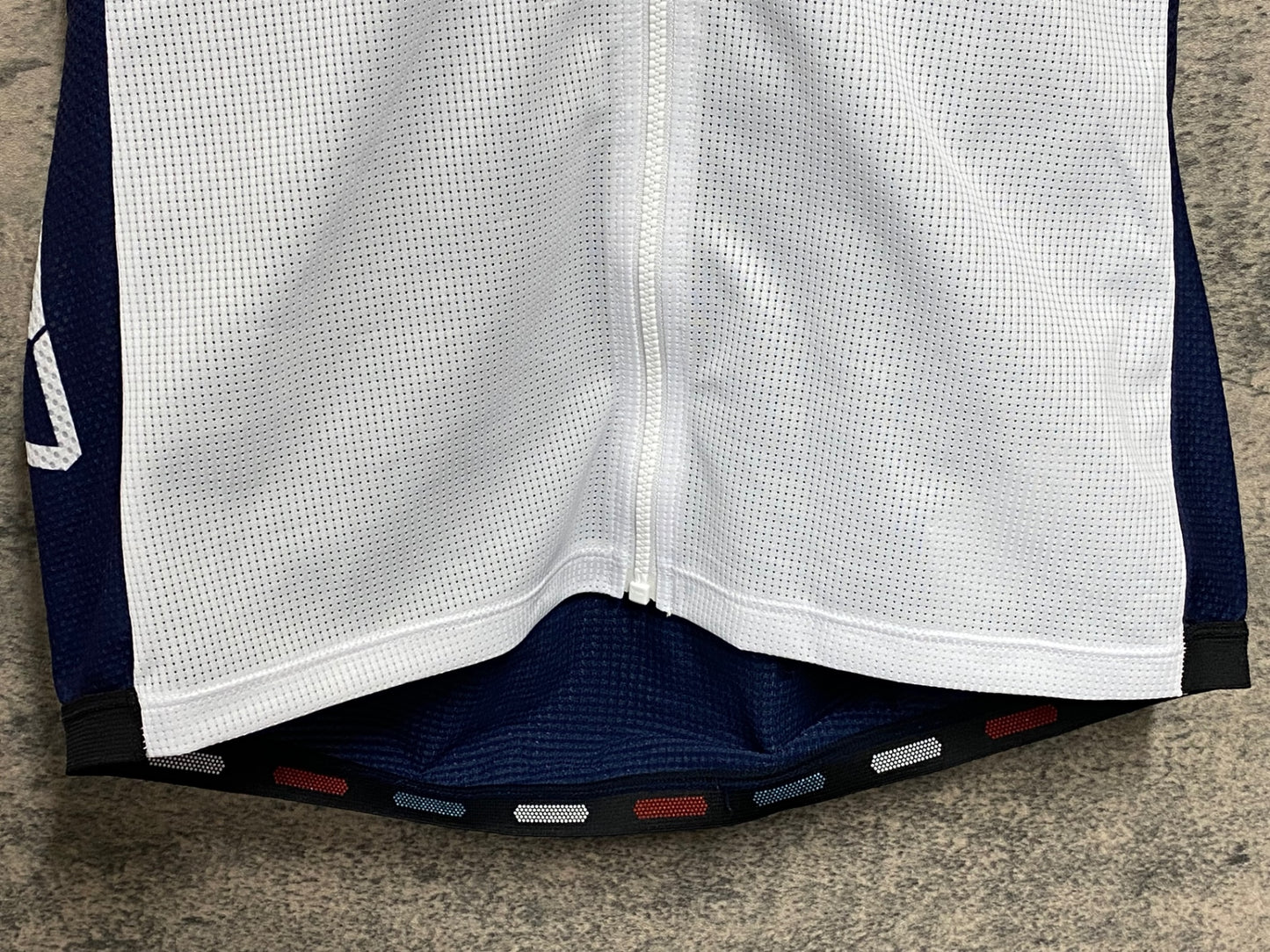 JC358 ルコックスポルティフ le coq sportif 半袖 サイクルジャージ 白 O