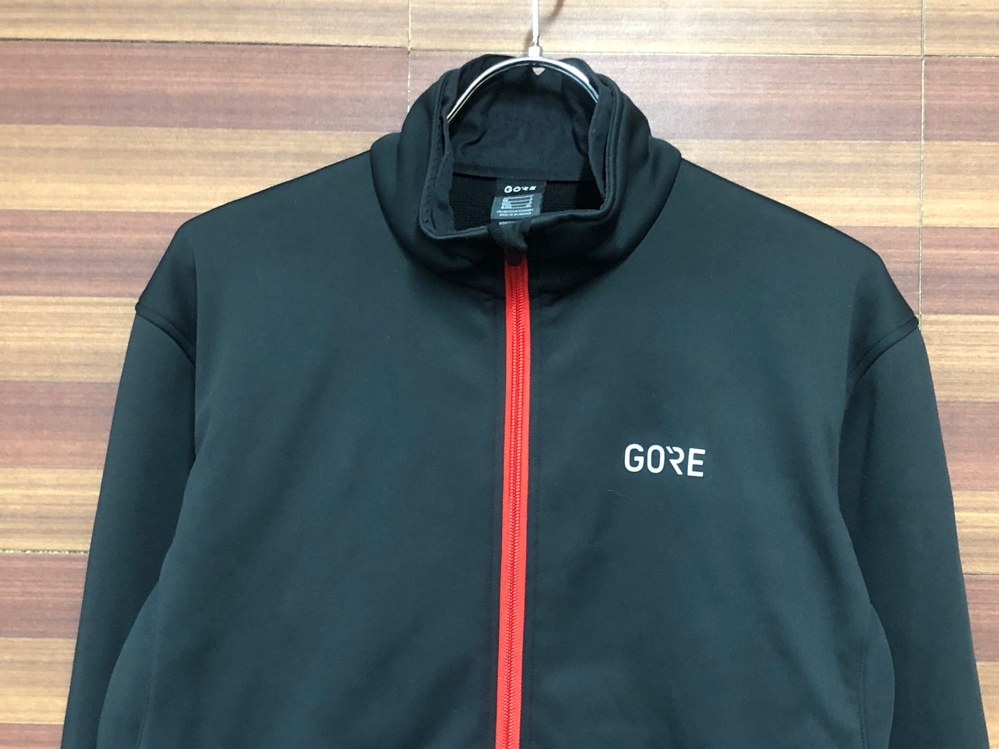 IL133 ゴア GORE BIKE WEAR 長袖サイクルジャケット 裏起毛 アジアXLサイズ 黒