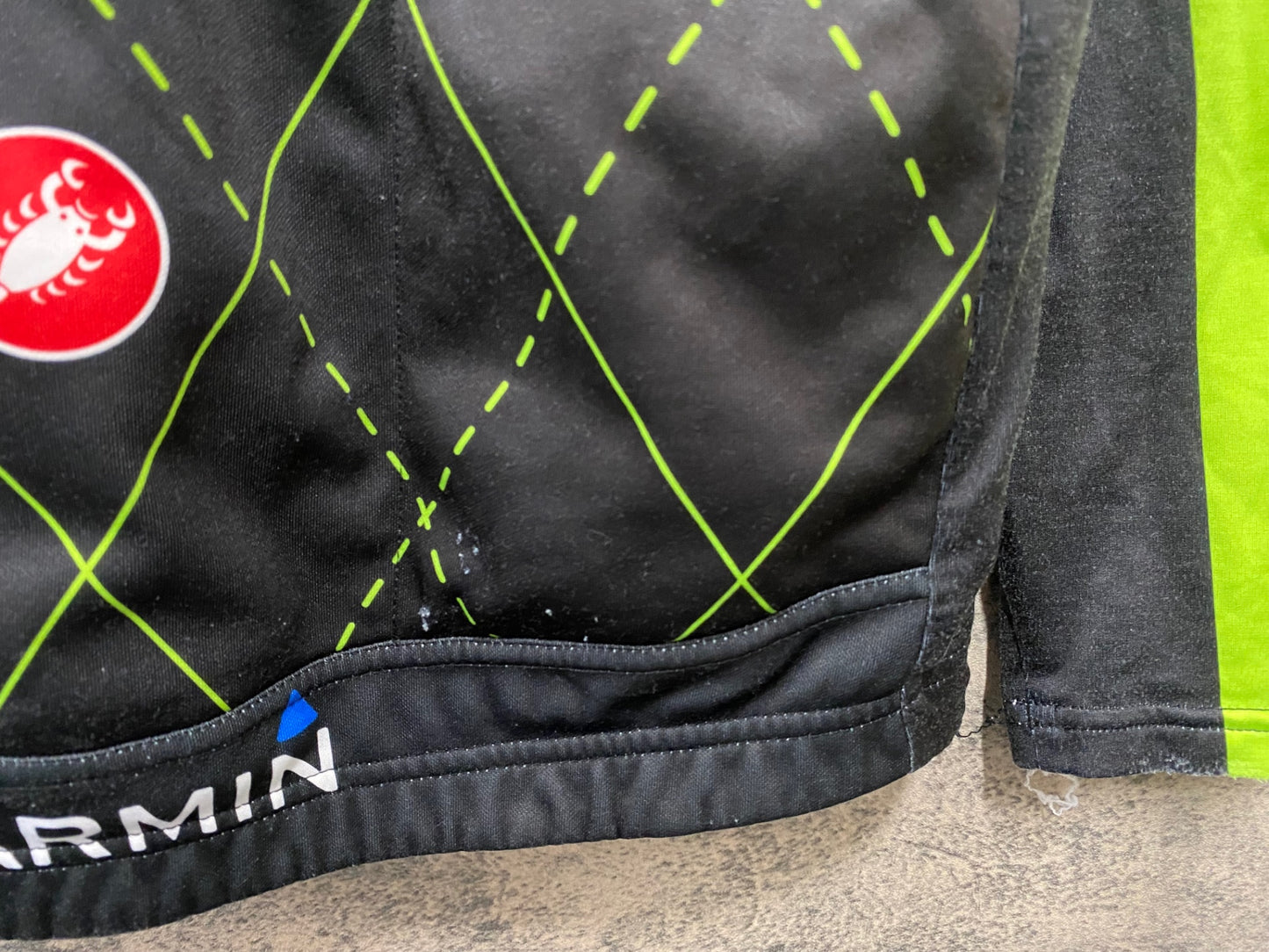 JD124 カステリ CASTELLI 長袖 サイクルジャージ 黒 XL 裏起毛 Cannondale