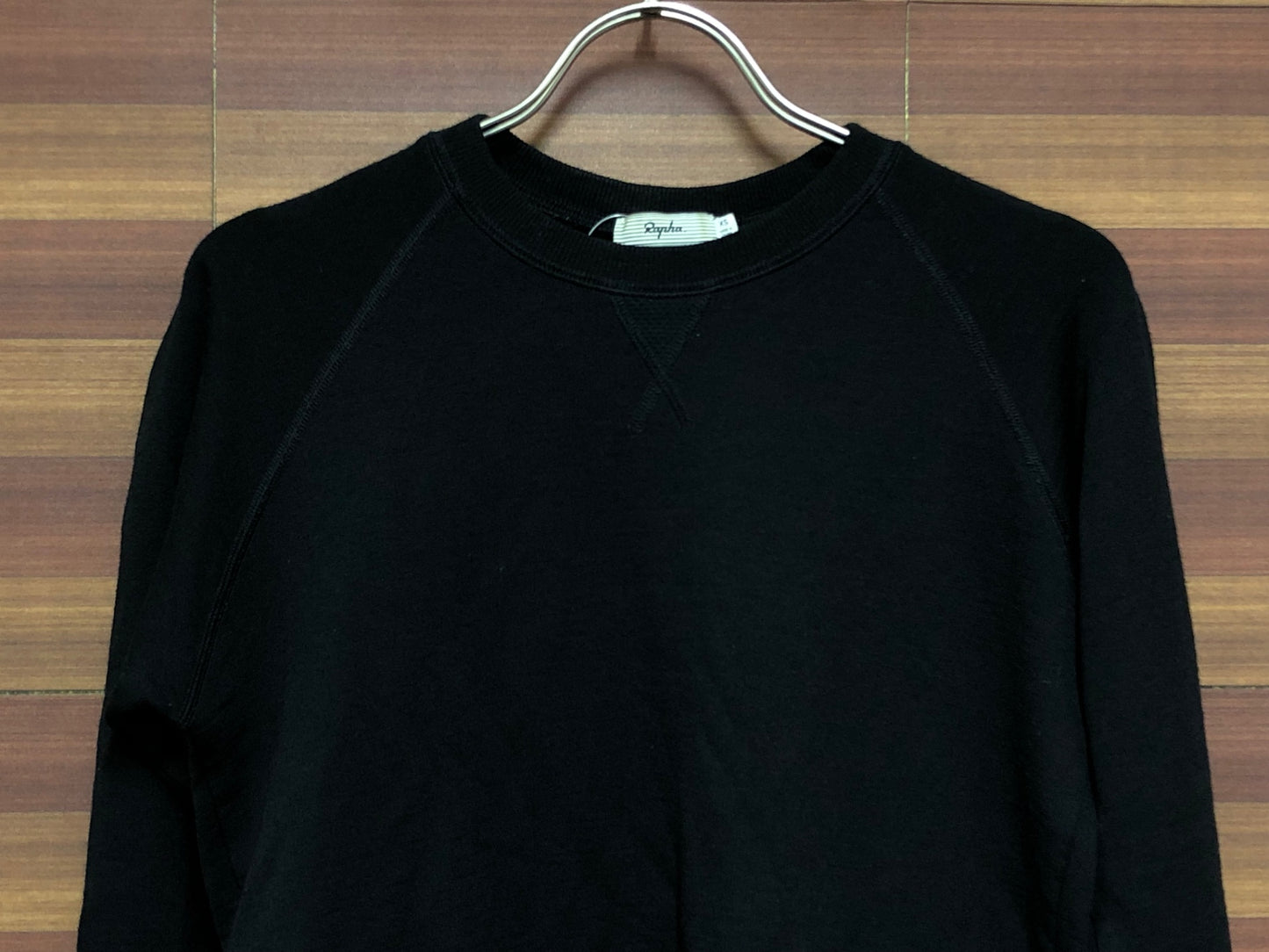 IO908 ラファ Rapha WOMEN'S MERINO SWEATSHIRT 長袖 黒 XS レディース