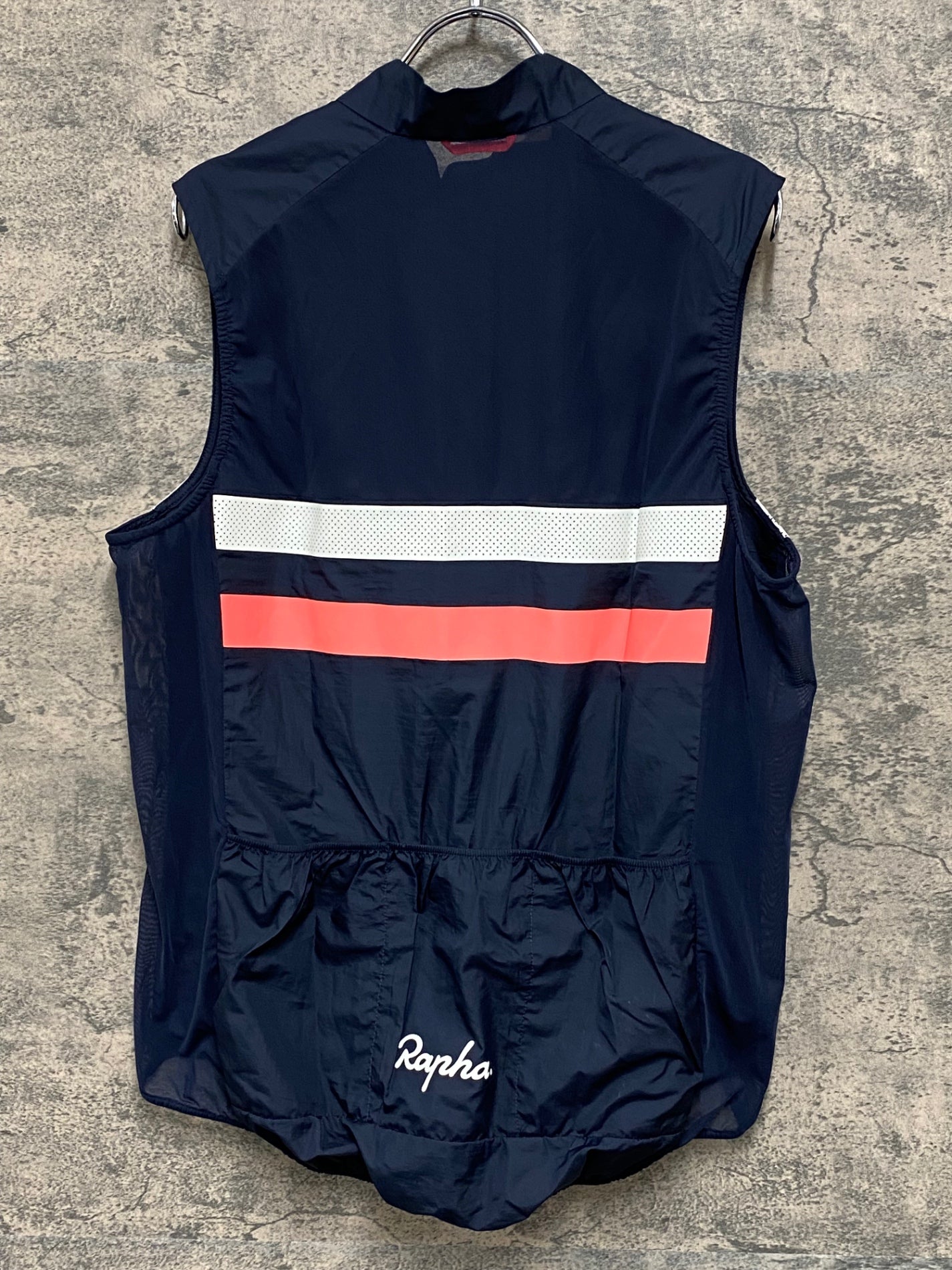 JB010 ラファ Rapha BREVET GILET WITH POCKETS サイクルベスト ジレ 紺 L