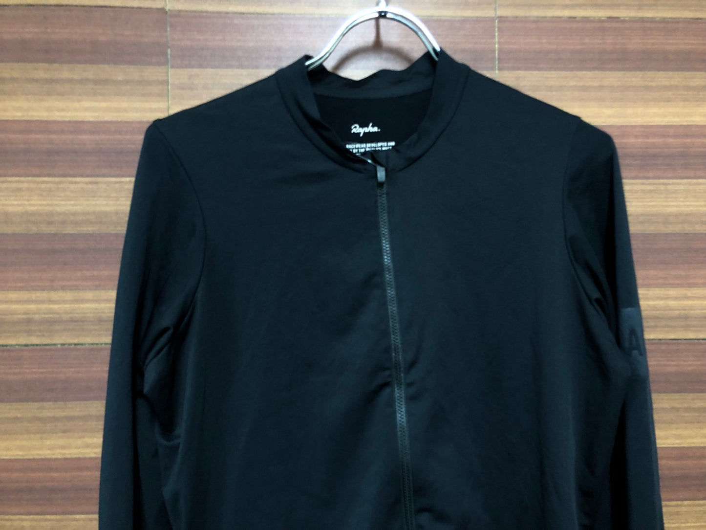 IM227 ラファ Rapha PRO TEAM LONG SLEEVE JERSEY 長袖 サイクルジャージ 黒 L