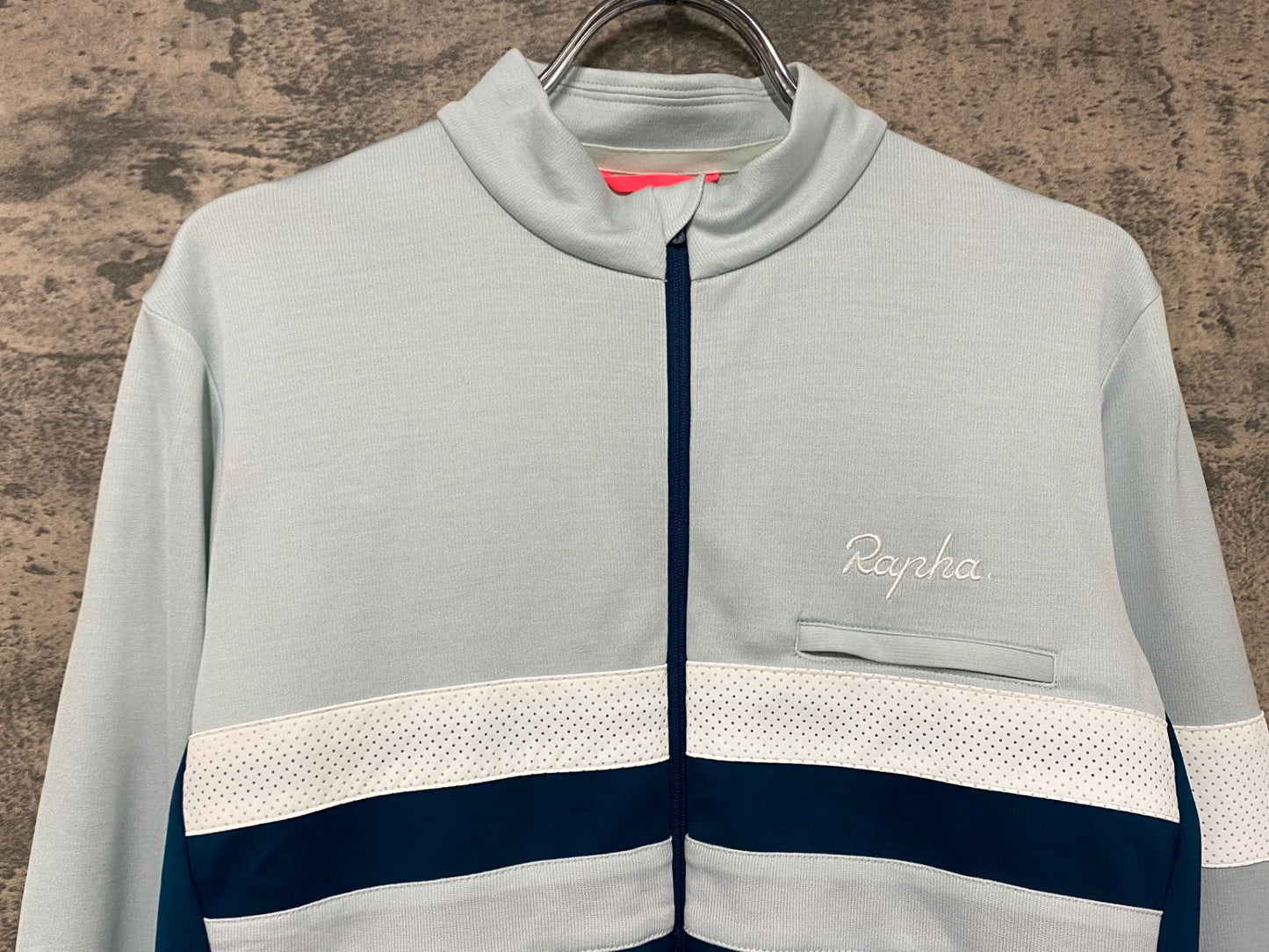 JB471 ラファ Rapha ブルべロングスリーブジャージ BREVET LONG SLEEVE JERSEY 青 M
