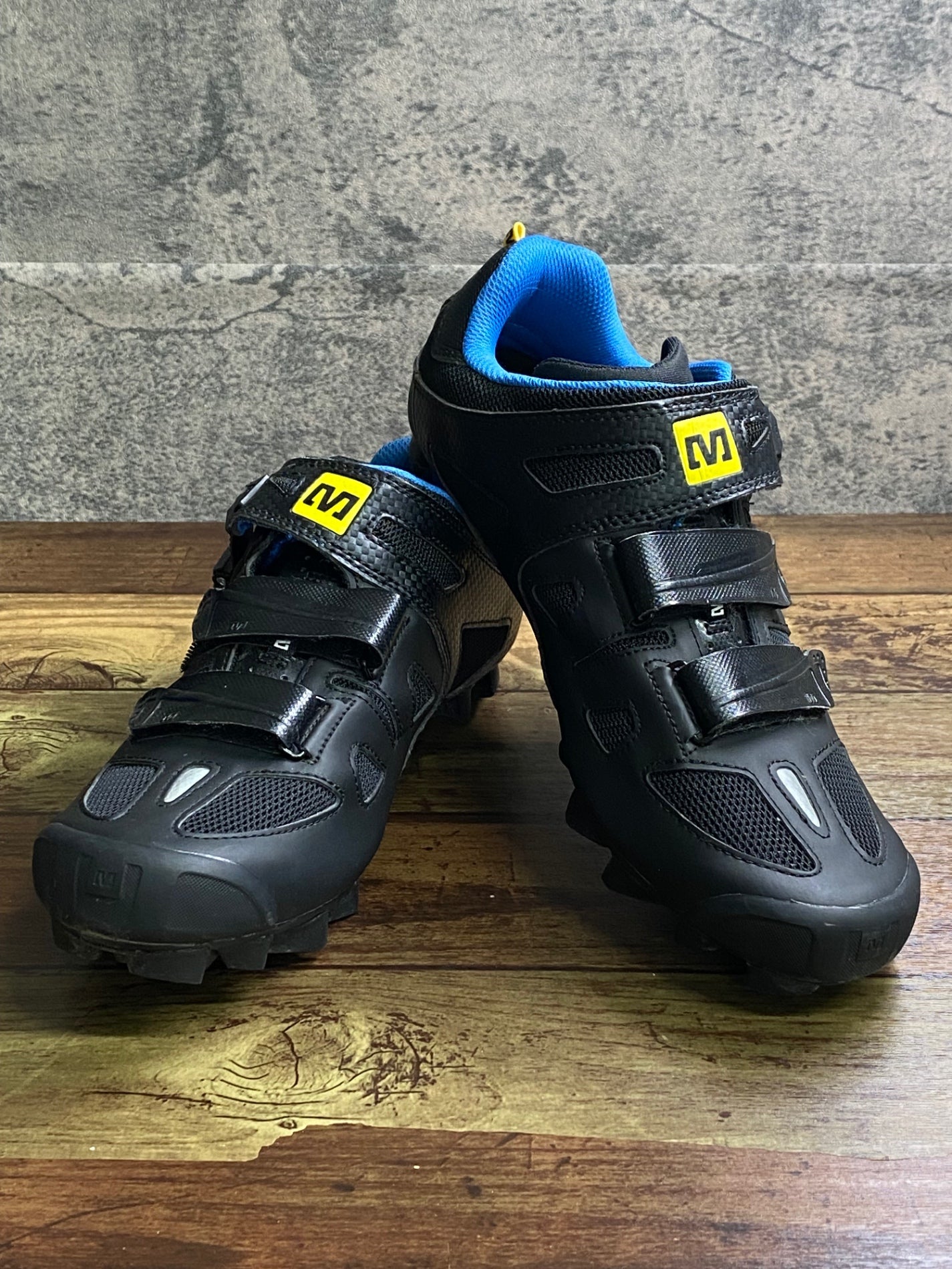 IY810 マヴィック MAVIC ビンディングシューズ SPD 黒青 EU42 2/3