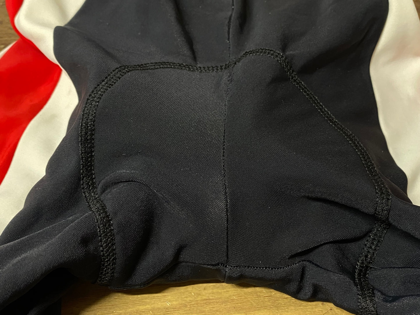 IK402 カステリ CASTELLI ビブタイツ 黒 赤 S