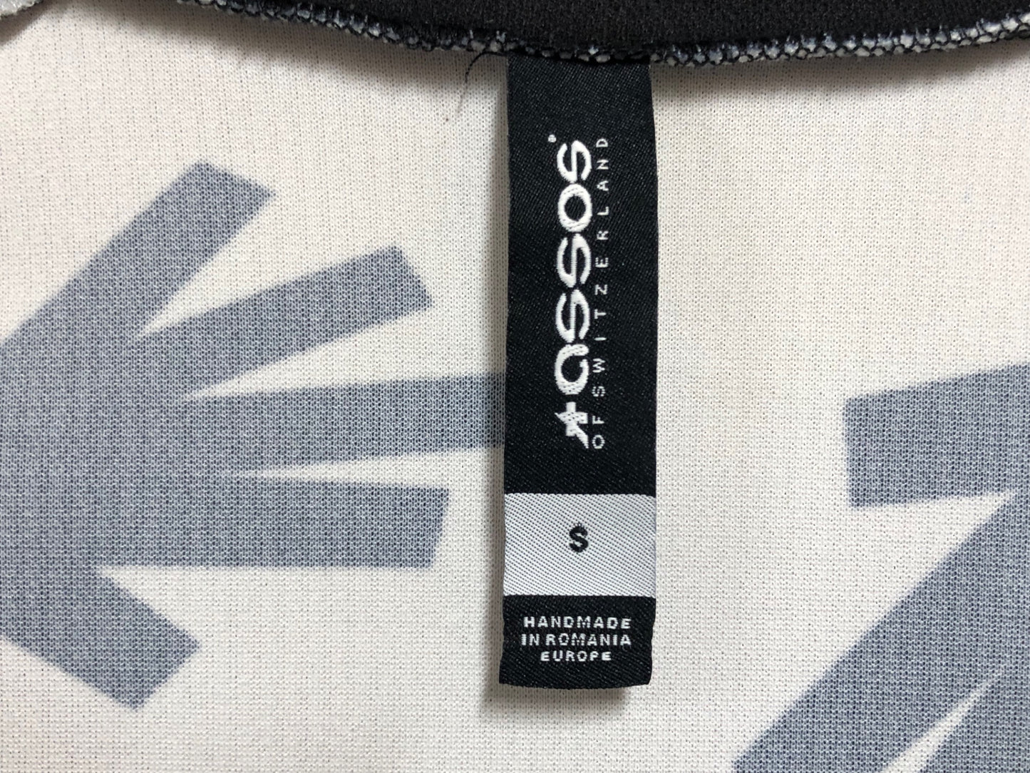 HT651 アソス assos Assos Mens Qhubeka Jersey 半袖 サイクルウェア 白 S ※シミあり