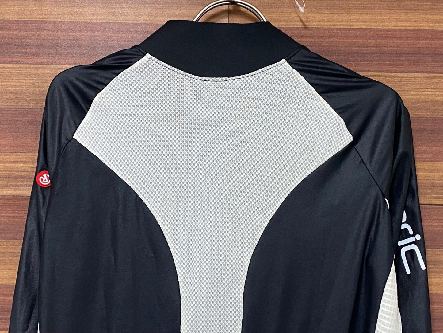 IQ236 レリック reric 長袖 サイクルジャージ 黒 白 XL