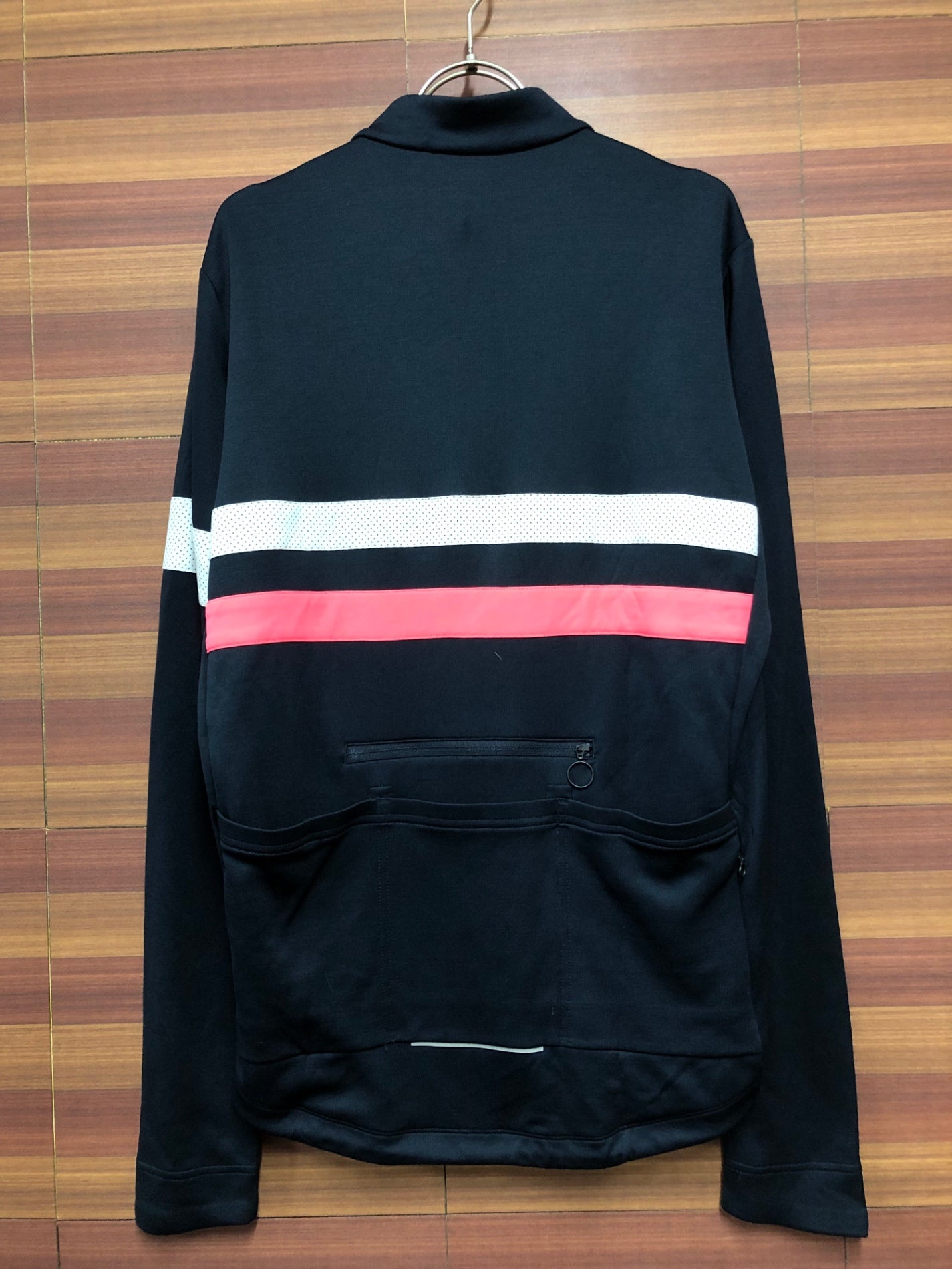 IB949 ラファ Rapha BREVET LONG SLEEVE JERSEY 長袖 サイクルジャージ 濃紺 XL