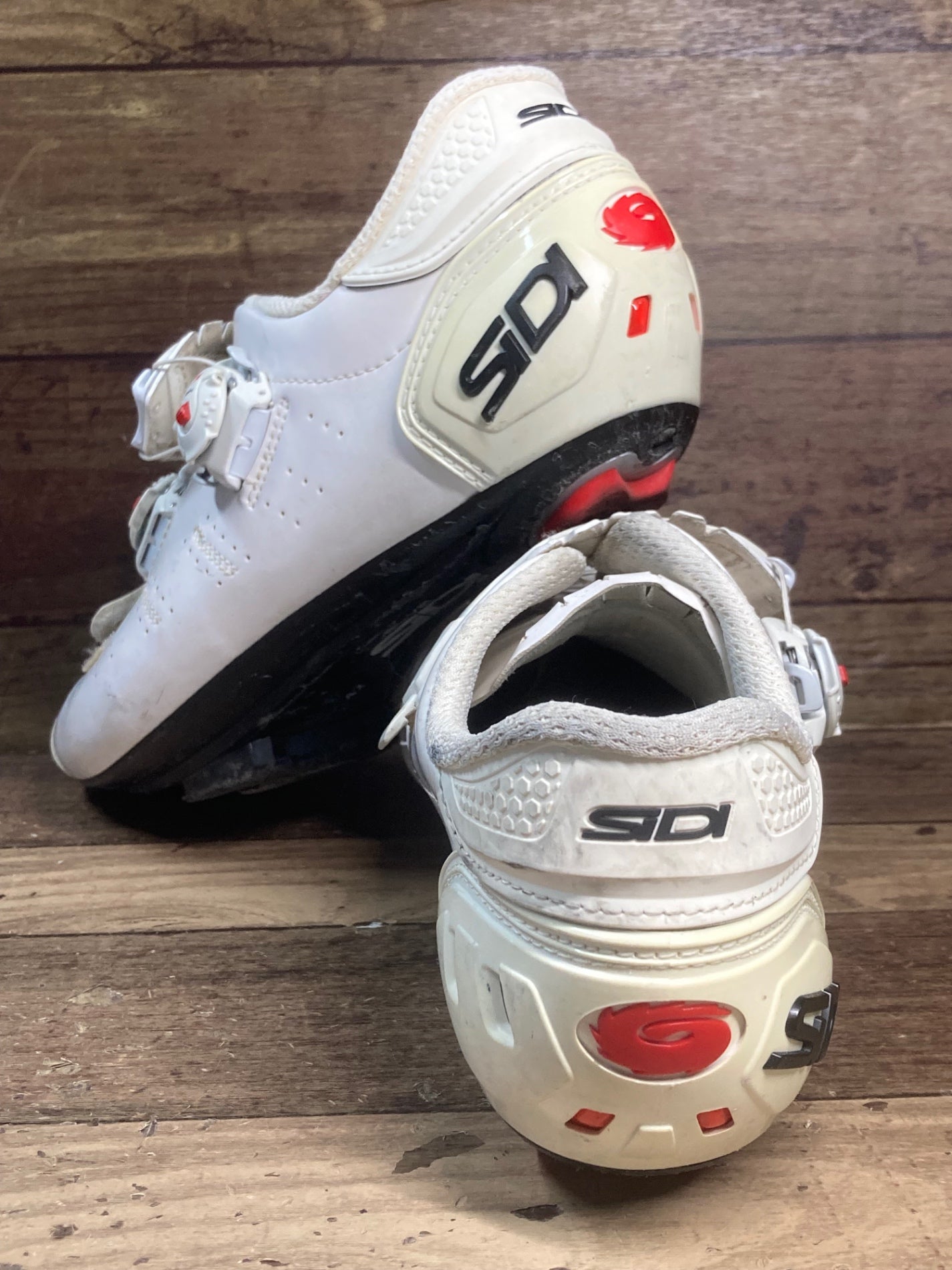 IE723 シディ SiDI エルゴ ERGO 5 ビンディングシューズ SPD-SL 白 EU42 ※汚れ、ソール傷