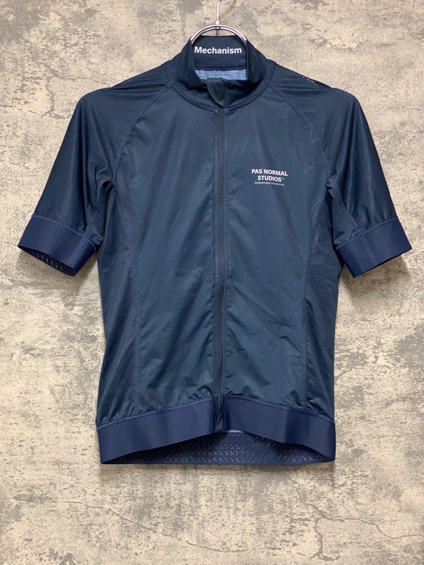JC402 パスノーマルスタジオ Pas Normal Studios | Men's Mechanism Jersey 半袖 サイクルジャージ ネイビー S