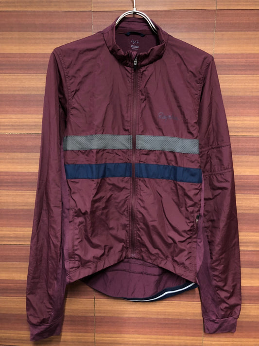 IO007 ラファ Rapha LONG SLEEVE WINDBLOCK BREVET JACKET ボルドー M