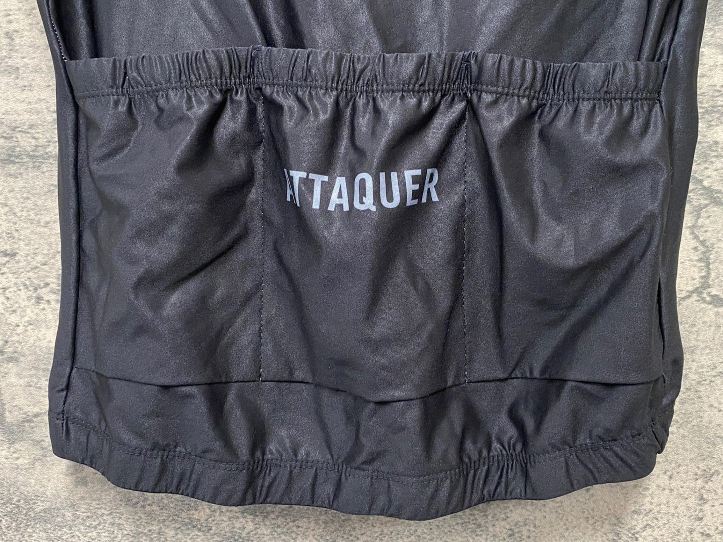 IY688 アタッカー ATTAQUER 半袖 サイクルジャージ 黒 M