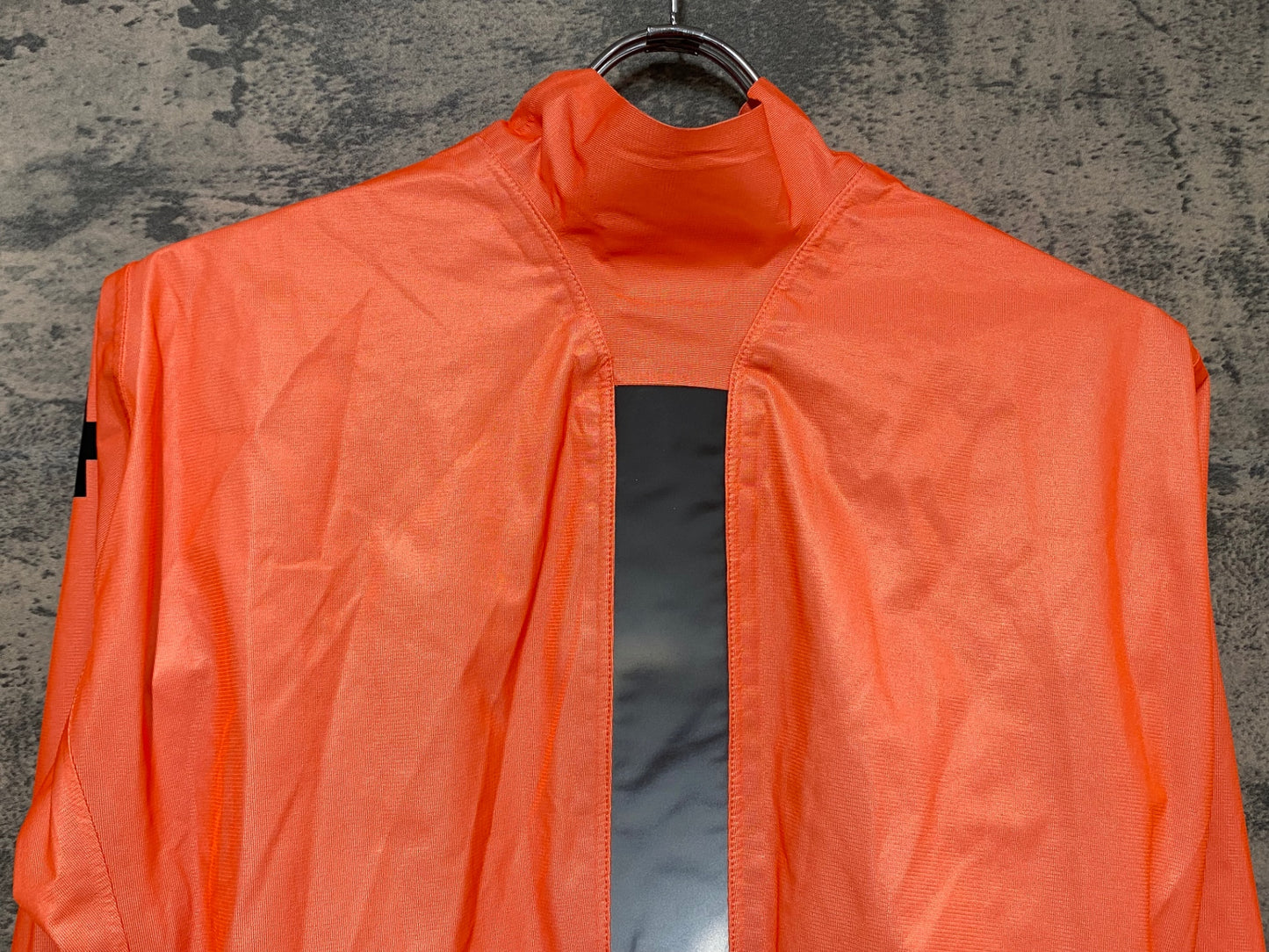 IZ127 アソス assos EQUIPE RS schlosshund Rain Jacket EVO 長袖 レインジャケット オレンジ 黒 S ※タグカット