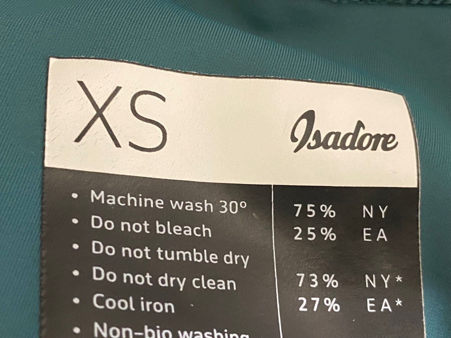 JB695 イザドア Isadore ビブショーツ XS ターコイズ