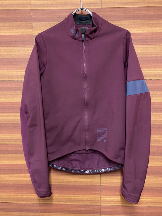 IN535 ラファ Rapha PRO TEAM TRAINING JACKET 長袖 サイクルジャケット バーガンディ M 裏起毛