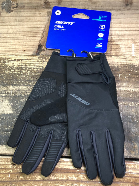 IV966 ジャイアント GIANT CHILL グローブ 黒 M 裏起毛