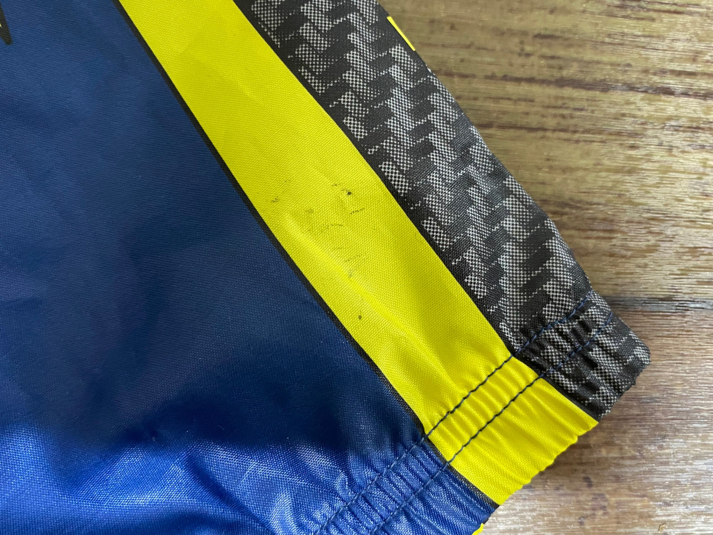 JC177 スコット SCOTT RACING 長袖 ウィンドブレーカー 黄青 サイズ不明 ビンテージ